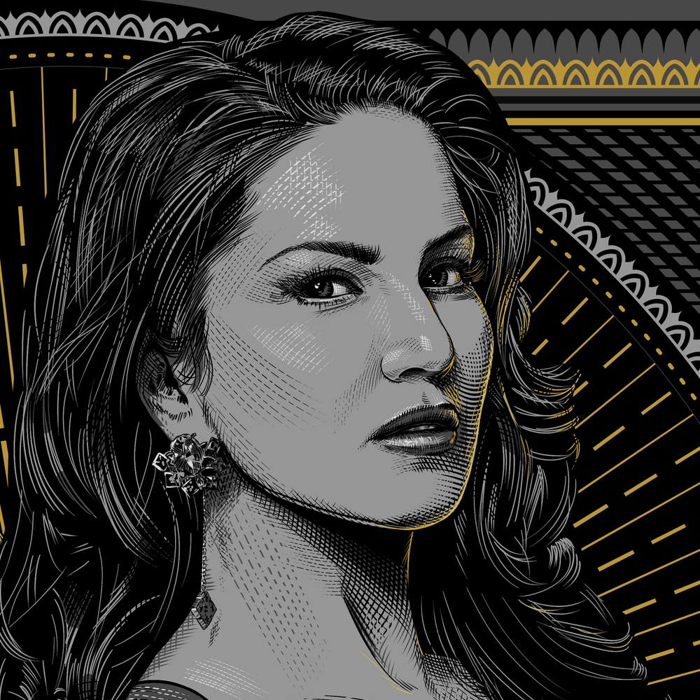 Mtv splitsvilla X3 illustration- sunny leone