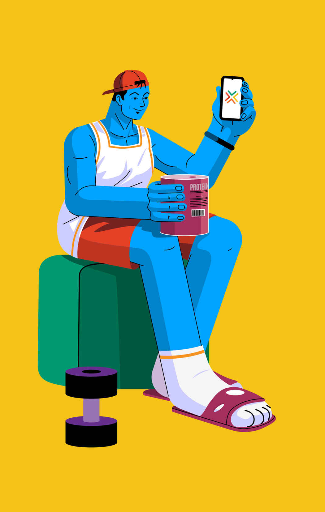 Xume app illustration