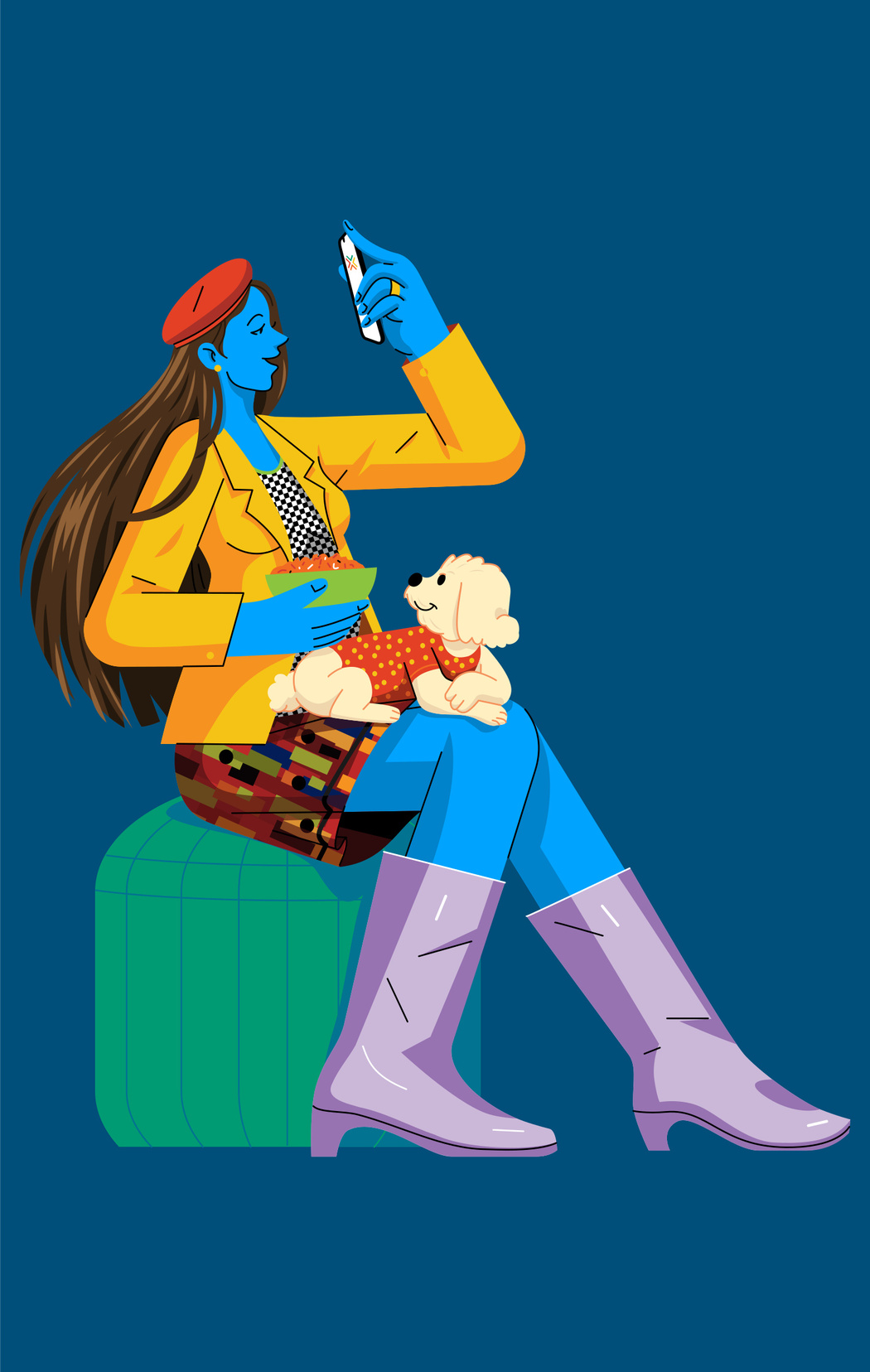 Xume app illustration